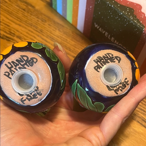 Hand-Painted Floral Salt and Pepper Shakers - Picture 12 of 14